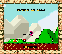 Super Mario World - Puzzle of Doom Title Screen